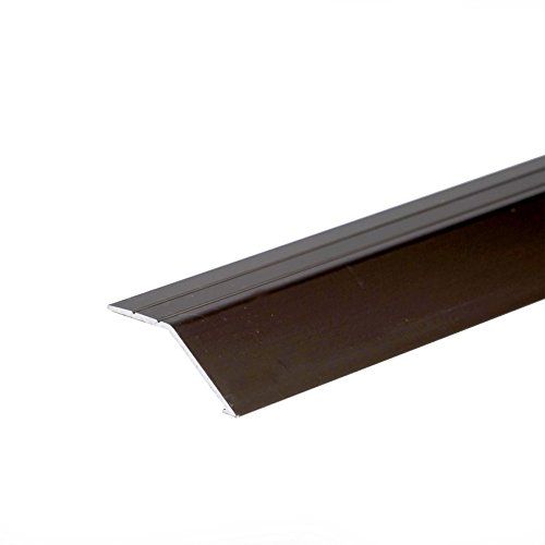SELF-Adhesive ANODISED Aluminium Door Floor BAR Edge Trim Threshold Profile 1800mm x 41mm x 16mm A47 Brown