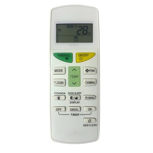 Image of Upix Compatible Daikin AC Remote No. 132. L | No Backlight | Exactly Same Remote Will Only Work