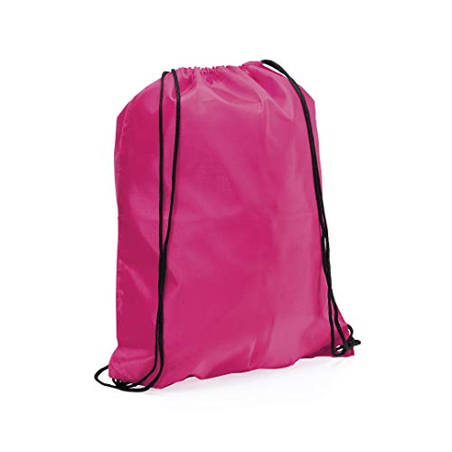 Lote 10 Bolsa Mochila de Cuerdas. Se sirven 10 unidades por cada color de lote Seleccionado (Fucsia)
