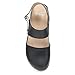Dansko Lucia Closed-Toe Sandals for Women - Linings from Recycled Materials and Leather for Breathability- Lightweight Rubber Outsole for Long-Lasting Wear Black 7.5-8 M US