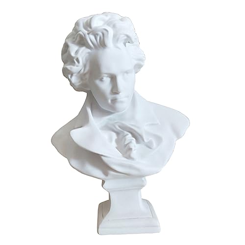 Generisch Büste Von Beethoven Portrait Skulptur Europäisches Design Dekorative Figur Für Wohnzimmer Kunsthandwerk Ideales Für Musikliebhaber Und Freunde