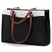 LOVEVOOK Large Laptop Bag Handbag Women's 17 Inch Lightweight Briefcase Work Bag Elegant Laptop Bag Business Shopper Bag Teacher Bag Shoulder Bag Women for University School Office