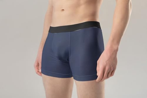 Image of HK47 Men Underwear Pack, Ice Silk Stretchable Breathable Trunks, Regular Fit Men's Brief, Anti Bacterial Quick Dry Innerwear for Men