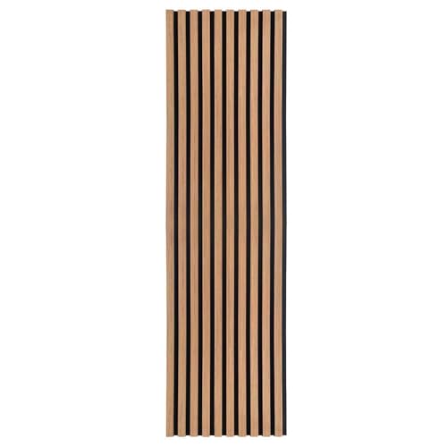 Home Deluxe Wandpaneel Akustikpaneel SONIC Oiled Oak - 240 x 40 cm, 0,96m²- | Akustik Wand Paneele, Lamellenwand, Akustik Paneele