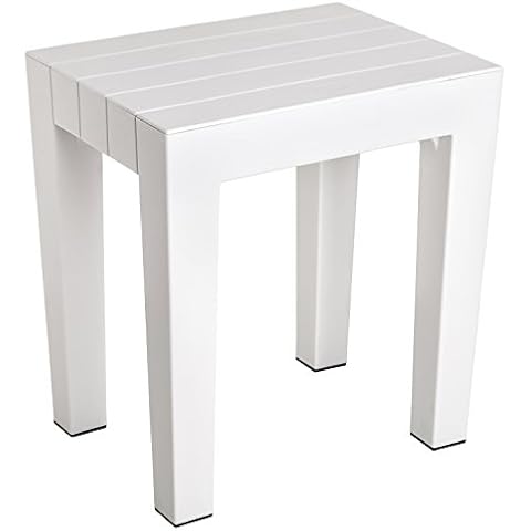 Banqueta Tatay Polipropileno Texturizado Blanco con Protección Anti-UVA Cover