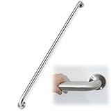 Zonon 57 Inch Large Size Grab Bar 1.5 Inch Diameter Stainless Steel Safety Grab Bar for Front Porch Stairs Bathroom Outdoor Heavy Duty Shower Handle for Handicapped Elderly