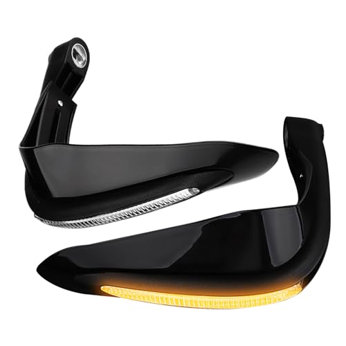 Protège-mains pour guidon de moto premium : pièces de modification robustes à éclairage LED
