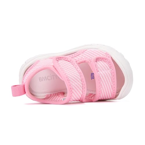 Image of BMCiTYBM Baby Boy Girl Closed Toe Summer Toddler Sandals Lightweight Shoes Infant Non-Slip First Walking Sneakers 6 9 12 18 24 Months 2-3 Years
