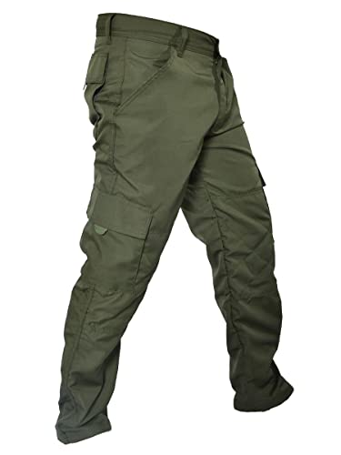 CALÇA CARGO MASCULINA FEMININA TREKKING TRILHA CAMPING (46, Verde Oliva)