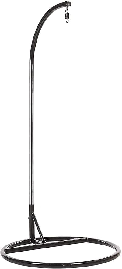 anand india groups Hammock Chair Stand (Stand Only)|| Hammock Chair Stand for Indoor Outdoor|| Heavy Duty 150kg Weight Capacity (1pcs Black)-picture-30