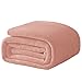 WAVVE Plaid Divano Invernale Autunnale di Pile Flanella - 150x200 cm, Rosa - Coperta Pelosa 200x150 - Letto Singolo, Copridivano di Microfibra Calda e Morbida, 150 x 200