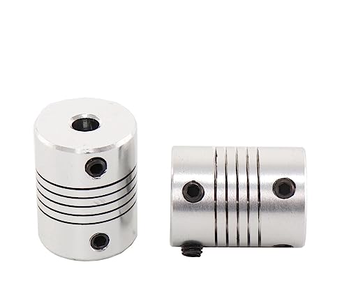 Rigid coupling,Stainless steel rigid coupling 1pcs CNC Motor Shaft Coupler Flexible Coupling OD 19x25mm(6 X 10)