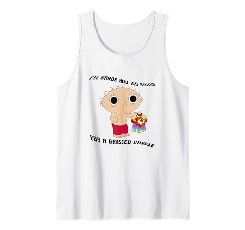 Family Guy Stewie Grilled Cheese Cartoon Tank Top