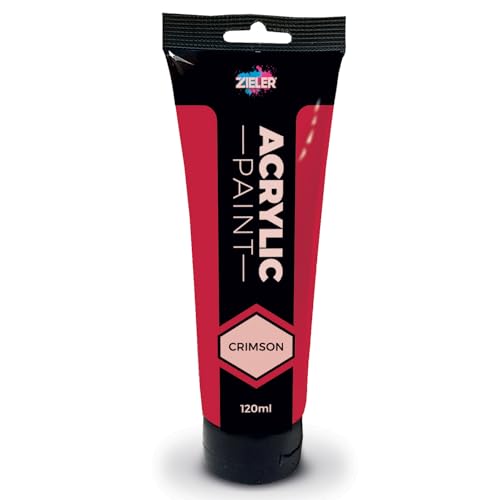 Zieler Peinture acrylique 120 ml (cramoisi)