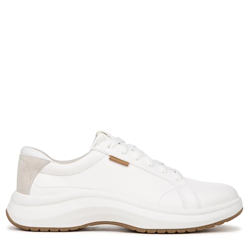 Dr. Scholl's Women's Feel Good Plantar Fasciitis Sneaker White Leather 8 W by Dr.Scholl's SHOES - Used condition - Image 6