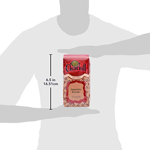 Churchill Coffee Amaretto Royale 12 Oz - Whole Bean #TOP4