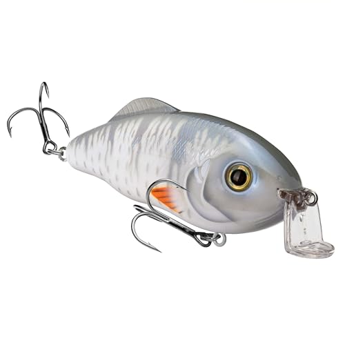 Strike King Hybrid Hunter Shallow Fishing Lure, Smooth, 1-Ounce