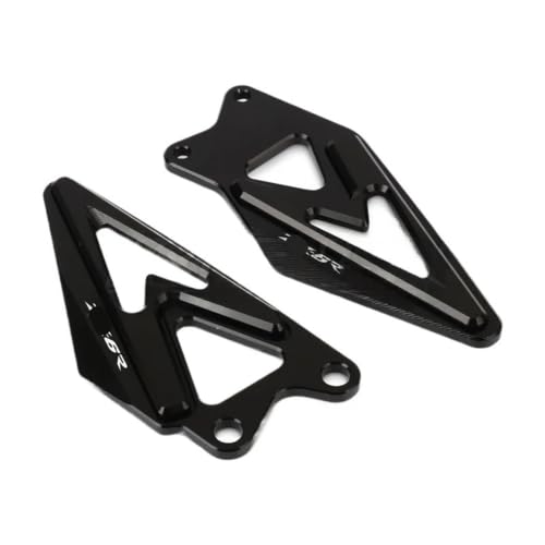 Repose-Pieds CNC Moto ZX6R Grip Accru et Plaques Protectrices de Talon 2019-2025