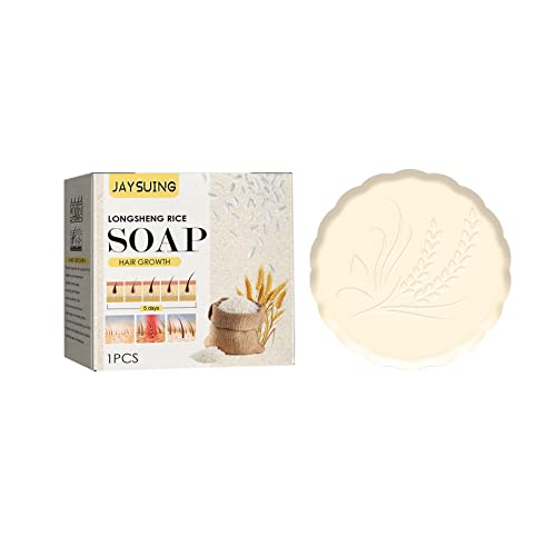 Rice Shampoo Bars For Hair Growth, Anti Hair Loss Rice Water Shampoo Bar And Conditioner, Repair Dry Damaged Hair, Natural Shampoo Bar, 2 In 1 Rice Shampoo Moisturizing Solid Shampoo Bar (1Pc) #TOP7