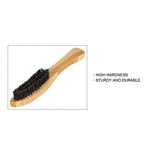 Beard And Moustache Brush,Beard Grooming Brushfor Men,Facial Hair Comb With Handle Straightens And Promotes Beard Growth #TOP4