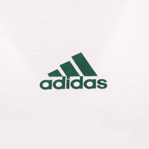 adidas Kids Boys Fresh Crew Neck Short Sleeve Athletic Training Casual Tops Casual - White3