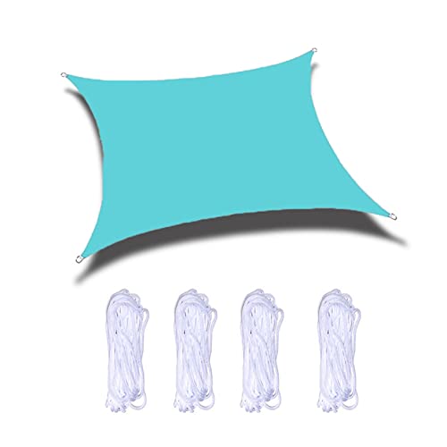 Eouyt Toldos para terraza Exterior 1x1m Tela por Metros Barata protección Rayos UV y HDPE Transpirable Paño de Tela Resistente y Duradero, Azul Cielo Cover