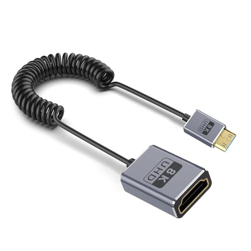 Gagnez de l'espace derrière votre TV avec l'adaptateur mâle miniature 8K