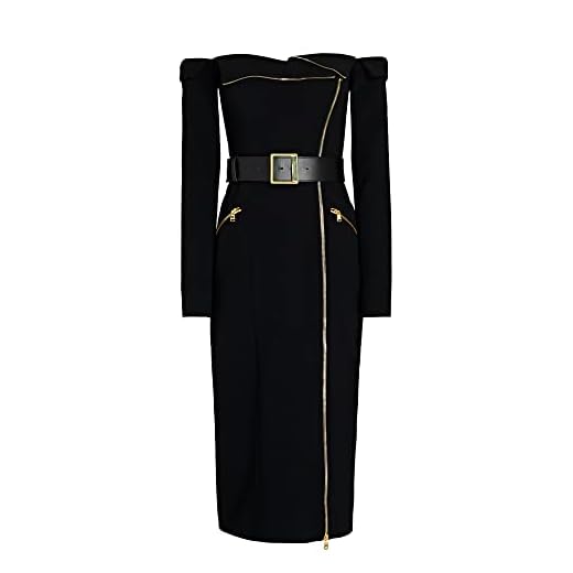 Sergio Hudson, Biker Coctail Dress, 8, Black