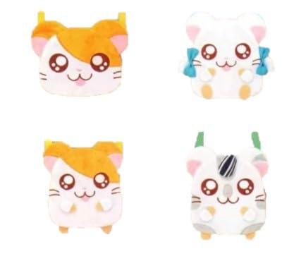 とっとこハム太郎 ぬいぐるみポシェット[全4種セット(フルコンプ)] ガチャ