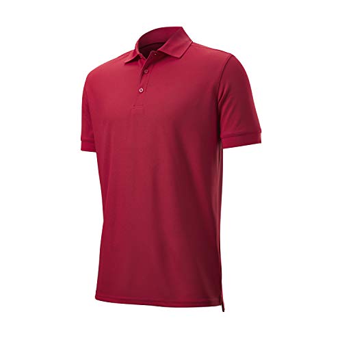 Polo T-Shirt Homme Wilson vêtements de sport hauts manches courtes respirants coupe droite