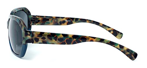 Calabria 644SB Women’s Oversized Hexagonal BiFocal Reading Sunglasses Bi-Focal Sunglass Readers UV Protection w/Hard Case3