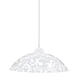 Die Hängelampe bietet mit ihrem schlichten Design eine angenehme Beleuchtung in jedem Raum – egal, ob in der Küche, im Wohnzimmer oder im Esszimmer über dem Esstisch