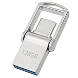 【2 in 1 USB Stick】GKGG USB Stick 128GB hat USB 3.0 und Typ-C-Schnittstelle. Geeignet für einfaches Lesen, Übertragen und Speichern von Daten zwischen Geräten wie Computer, Laptop, Tablet, Smartphone usw.