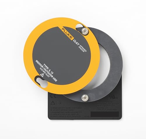 Image of Fluke FLK-075-CLKT C-Range IR Window with Kwik Twist Cover, 3 inch Diameter, 0.08 inch Thick, For Outdoor and Indoor Applications