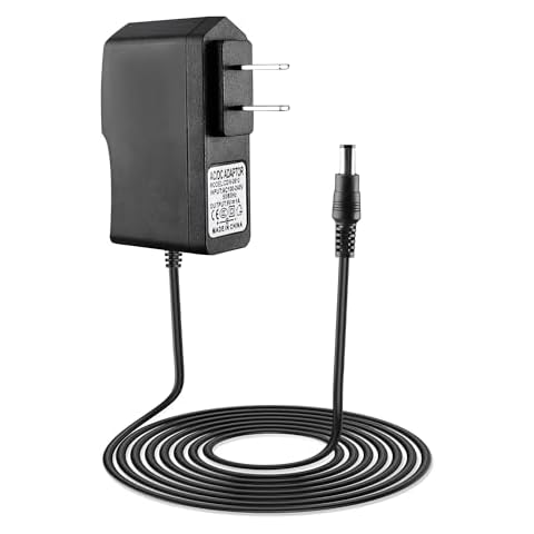 BXIZXD 9V Guitar Pedal Power Supply Adapter DC 9V 1A Wall Charger Compatible with Most Guitar Effect Pedals (Tip Negative) Cover