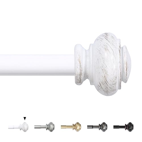 H.VERSAILTEX Curtain Rods for Windows 16.2 to 90.6 Inches 3/4