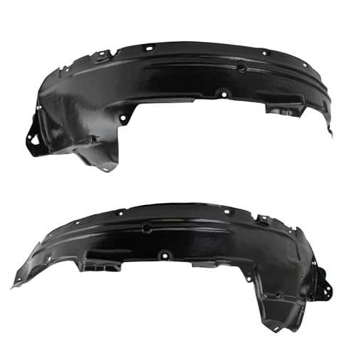 Image of TRQ Front Inner Fender Liner Set Compatible with 2007-2009 Honda CR-V HO1250110 HO1251110