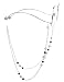 Mini Tree Reading Glasses Strap Eyeglass Chains and Cords for Women Sunglasses Holder Strap Necklace Lanyard GIFT PACKING (silver)