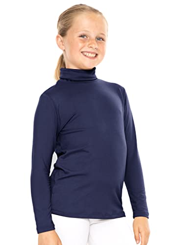 Image of STRETCH IS COMFORT Girl's Oh So Soft Long Sleeve Turtleneck | Youth Size 2-16