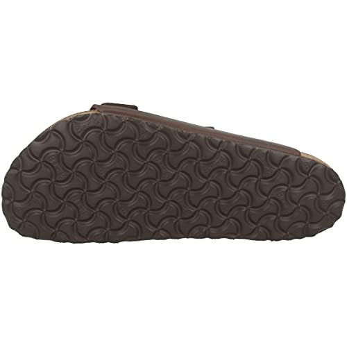 Image of Birkenstock Arizona Mules /Clogs Men Brown Mules Shoes, Habana, 8 US