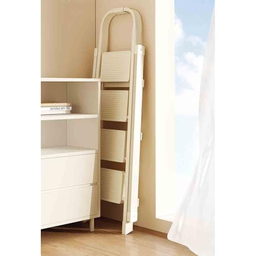 Image of Step Ladder Household Ladder Folding Ladder Multifunctional Telescopic Thickening Ladder Indoor Ascending Small Lightweight 4 /5 /6 Steps Stairs(Small)