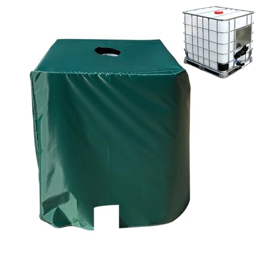 Parasol – Cubierta protectora para tanque de agua al aire libre – Protección de almacenamiento térmica plegable reutilizable para viento, patio, jardín, pozo, piscina al aire libre