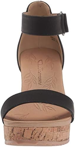 CL by Chinese Laundry Women's Kaya Wedge Sandal, Black, 10 | Image 1