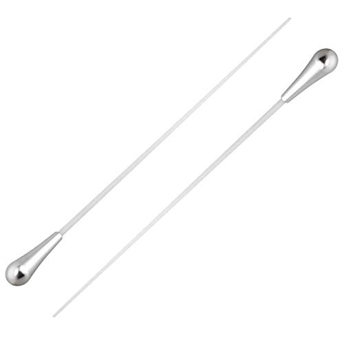 Timiy 15 Inch Length Conductor Baton Orchestra Baton Band Conducting Baton with Silver