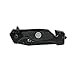 Navy Folding Elite Black Stealth Knife - USN Rescue Knife - Great Gift for the Sailor in your Life - Navy Knife Black