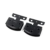 Antrader 2 Pcs Heavy Duty Glass Cabinet Door Hinges Wine Cabinet Door Hinges Showcase Cabinet Clamp...