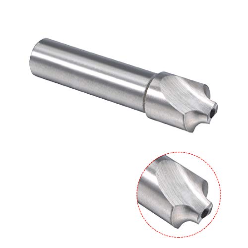 Image of uxcell HSS-AL Corner Rounding End Mill Cutter 2 Flute with 4mm Radius, 12mm Shank
