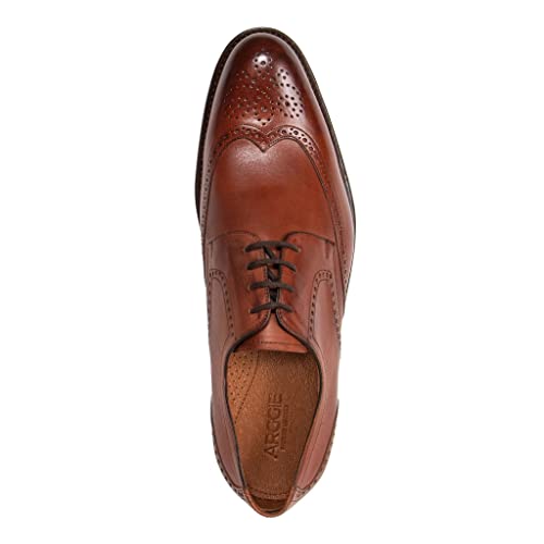 Arggie - Classic, Formal, Modern Handmade Leather Loafers And Dress Shoes For Men, Men's Dress, Classic, Formal And Modern Oxford Shoes Brown #TOP1