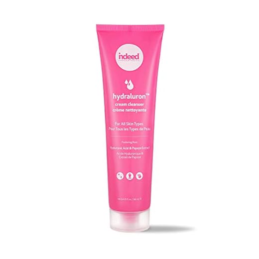 Indeed Labs HYDRALURON+ Creme Cleanser, 100 ml