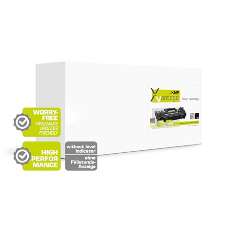 KMP Toner compatible avec HP 59X CF259X pour Laserjet Pro M304, M404, M428, etc. (Xvantage (sans indicateur de niveau), HP 59A Noir